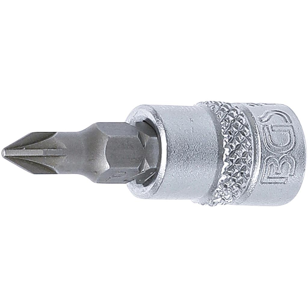 Bit-Einsatz | Antrieb Innenvierkant 6,3 mm (1/4&quot;) | Kreuzschlitz PZ1