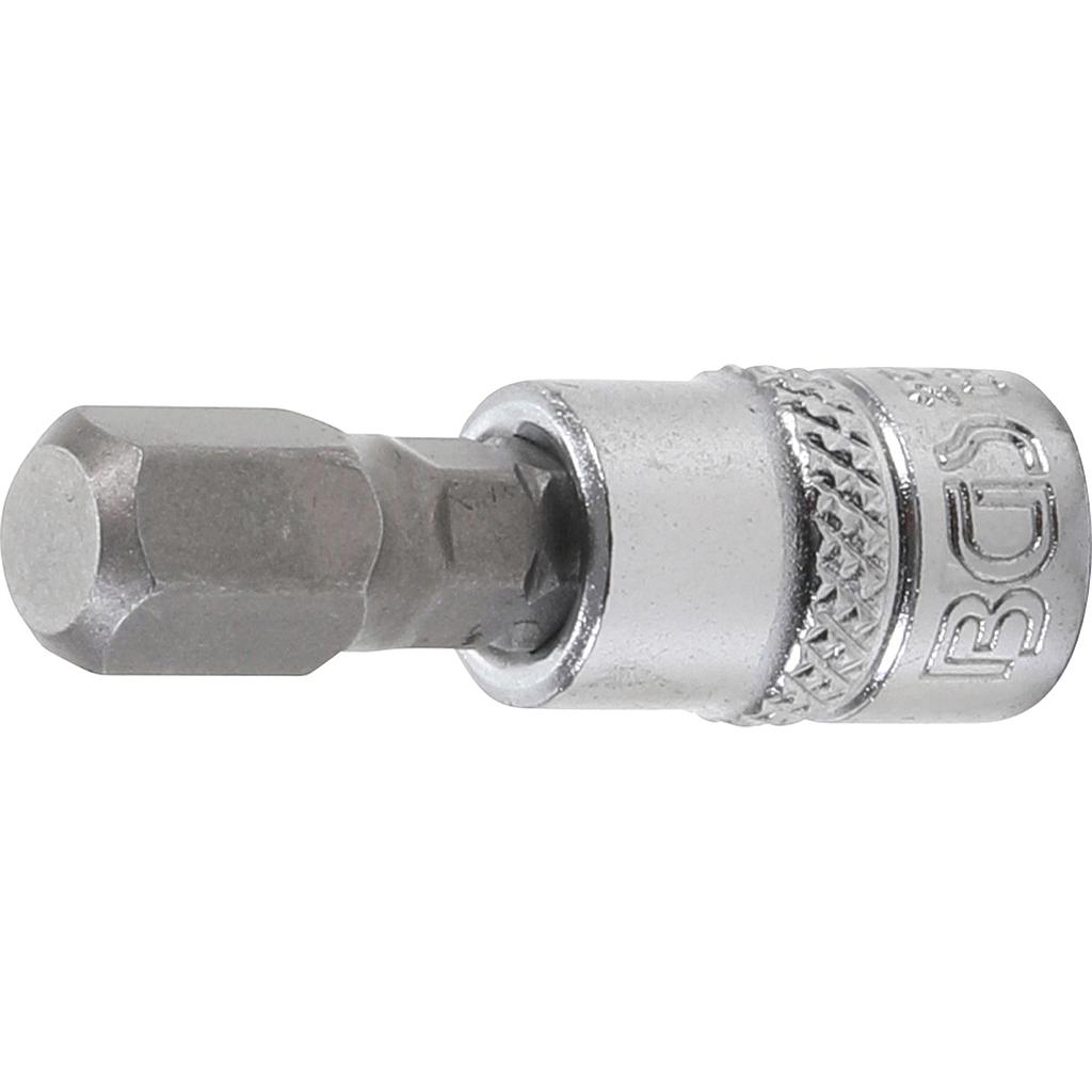 Bit-Einsatz | Antrieb Innenvierkant 6,3 mm (1/4&quot;) | Innensechskant 8 mm
