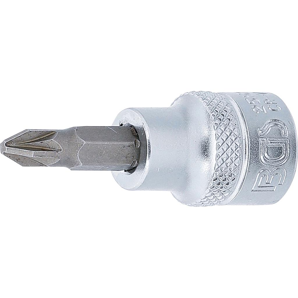 Bit-Einsatz | Antrieb Innenvierkant 10 mm (3/8&quot;) | Kreuzschlitz PZ2