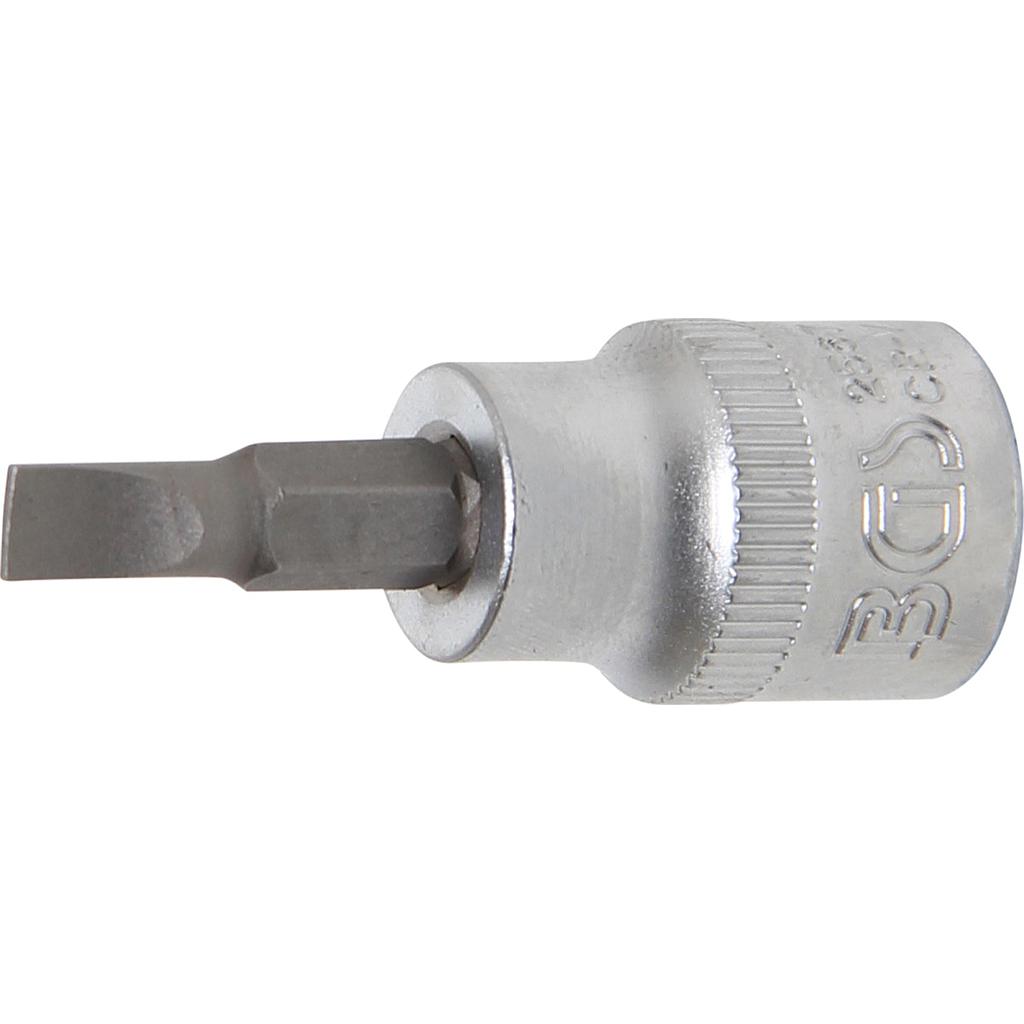Bit-Einsatz | Antrieb Innenvierkant 10 mm (3/8&quot;) | Schlitz 5,5 mm