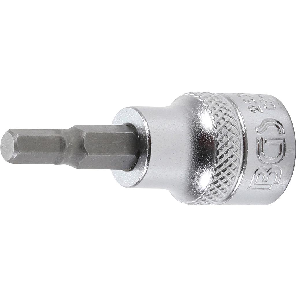 Bit-Einsatz | Antrieb Innenvierkant 10 mm (3/8&quot;) | Innensechskant 5 mm