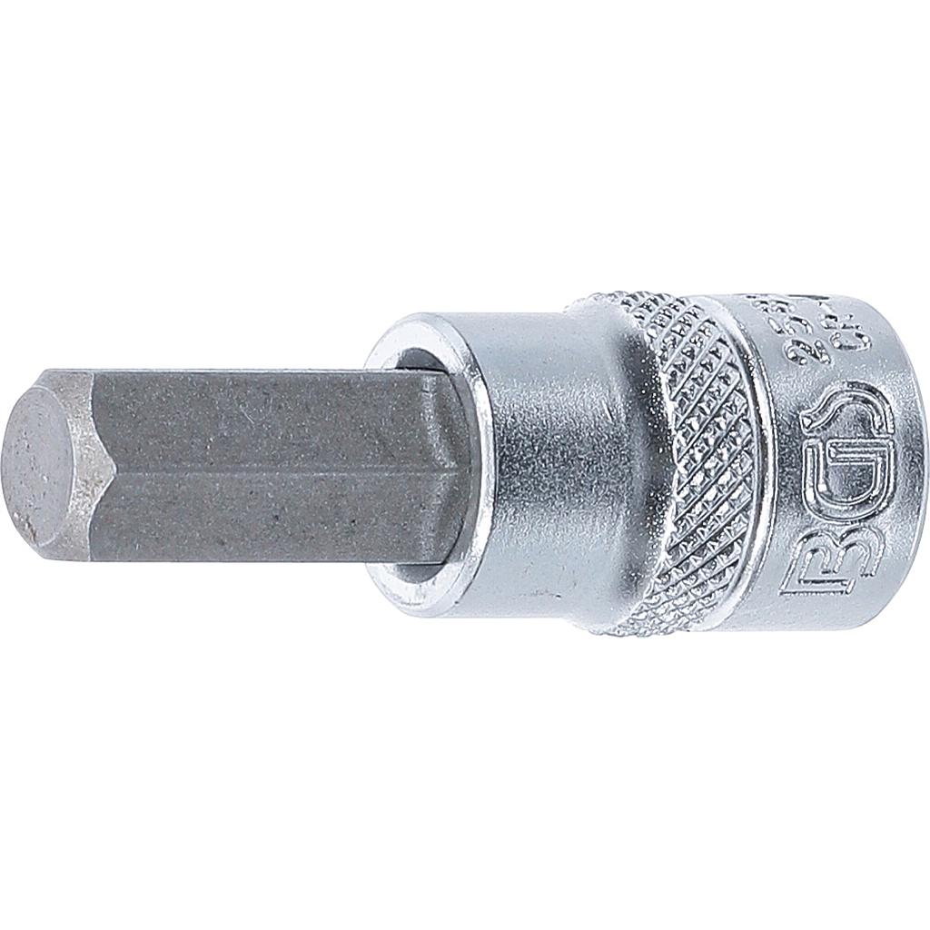 Bit-Einsatz | Antrieb Innenvierkant 10 mm (3/8&quot;) | Innensechskant 10 mm