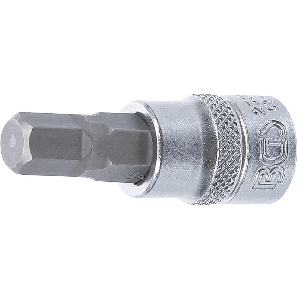 Bit-Einsatz | Antrieb Innenvierkant 10 mm (3/8&quot;) | Innensechskant 9 mm