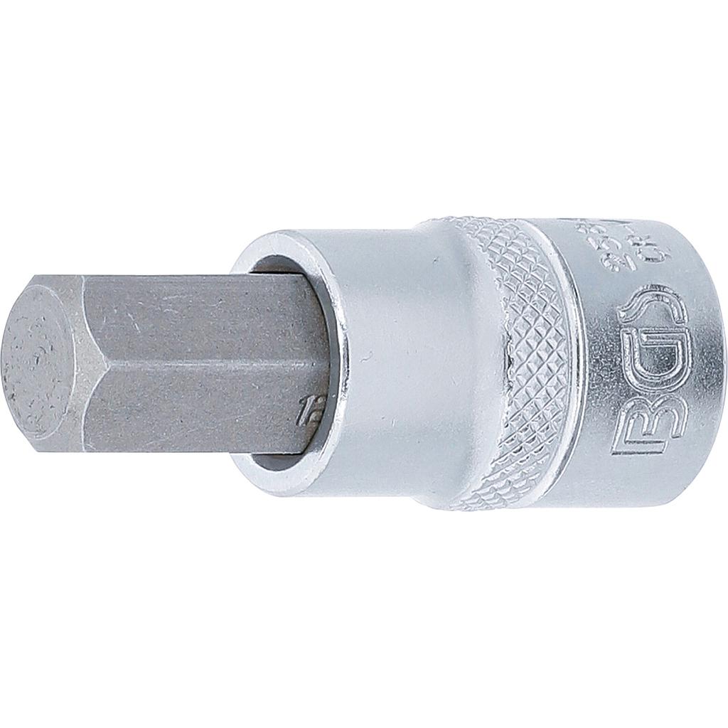 Bit-Einsatz | Antrieb Innenvierkant 10 mm (3/8&quot;) | Innensechskant 12 mm