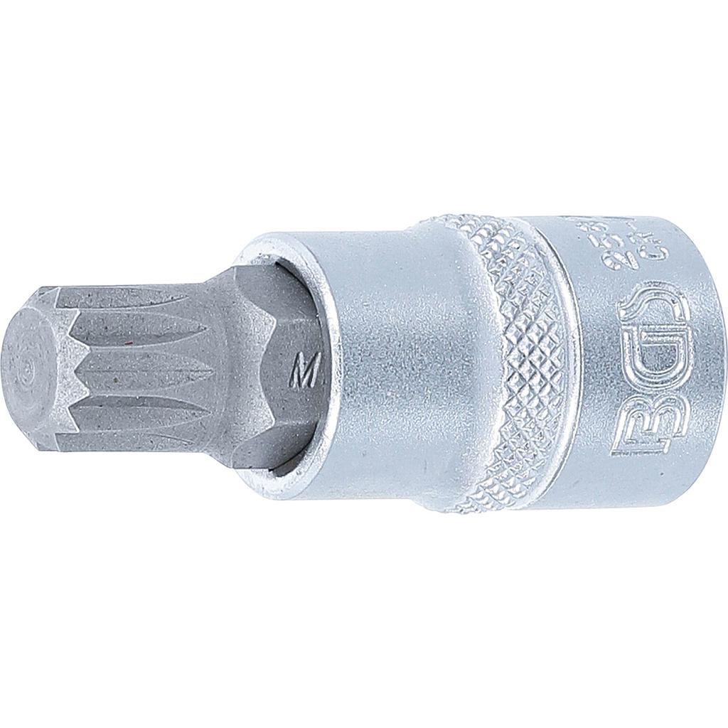 Bit-Einsatz | Antrieb Innenvierkant 10 mm (3/8&quot;) | Innenvielzahn (für XZN) M12