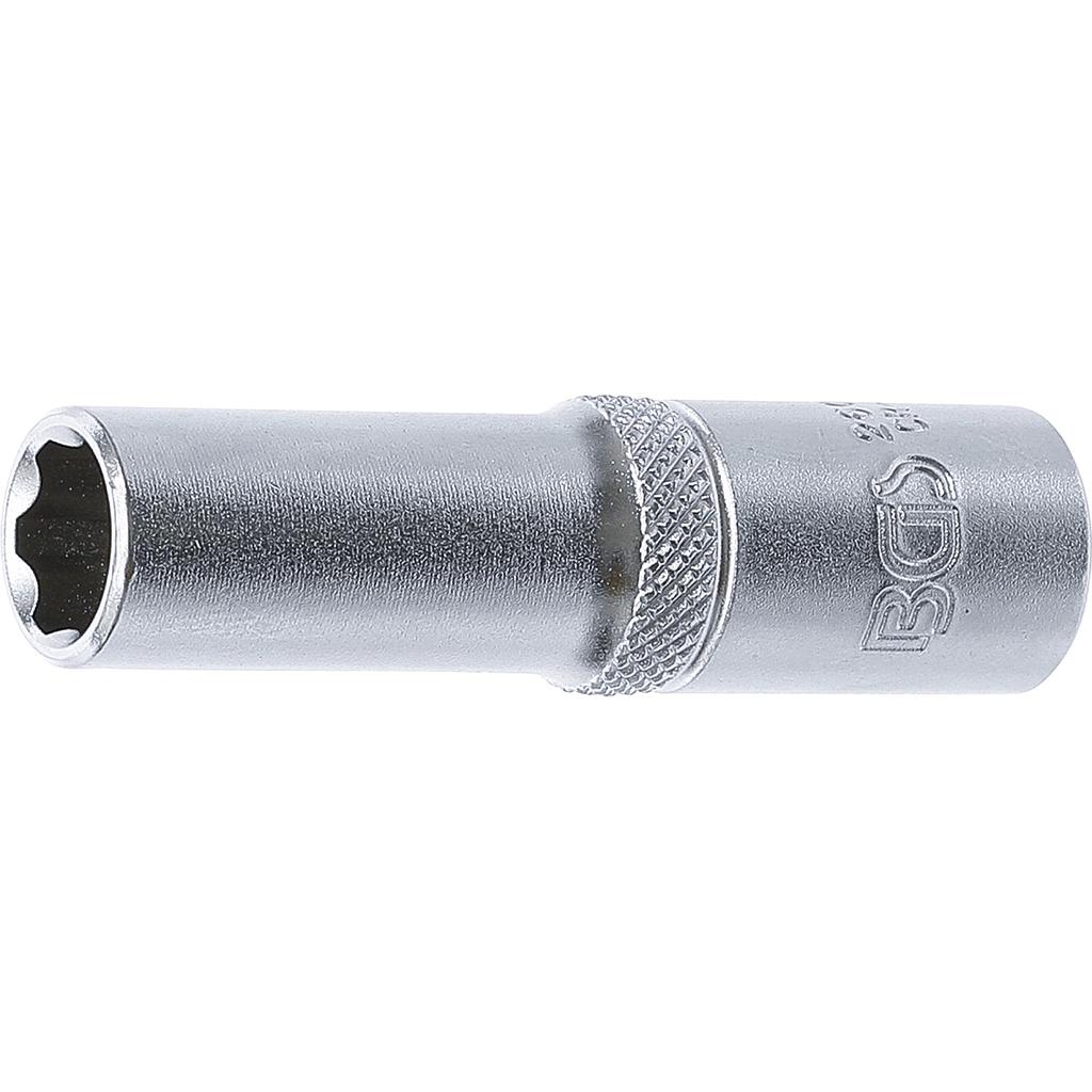 Steckschlüssel-Einsatz Super Lock, tief | Antrieb Innenvierkant 10 mm (3/8&quot;) | SW 10 mm