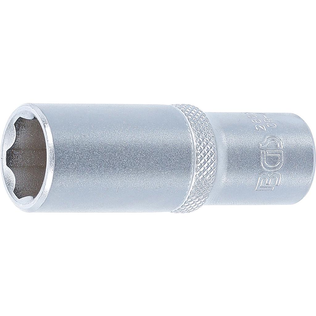 Steckschlüssel-Einsatz Super Lock, tief | Antrieb Innenvierkant 10 mm (3/8&quot;) | SW 15 mm