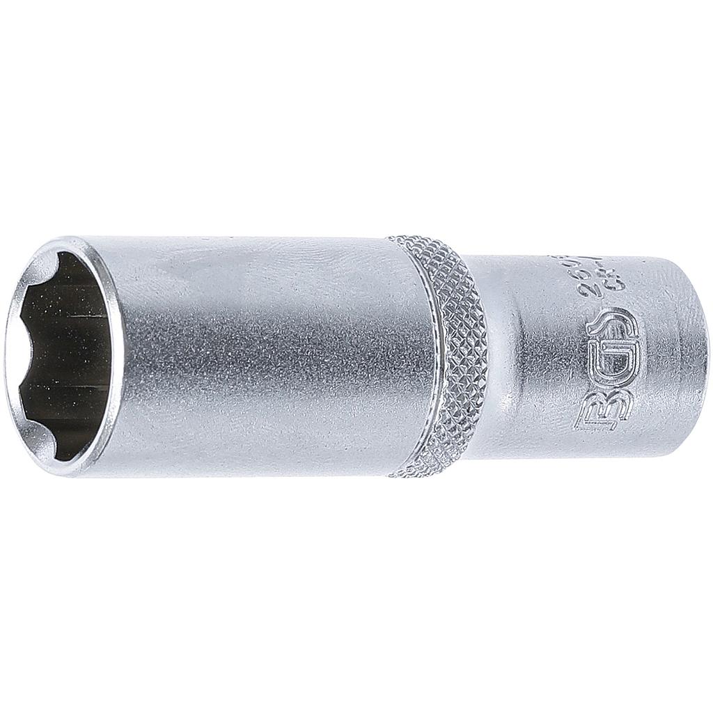 Steckschlüssel-Einsatz Super Lock, tief | Antrieb Innenvierkant 10 mm (3/8&quot;) | SW 16 mm