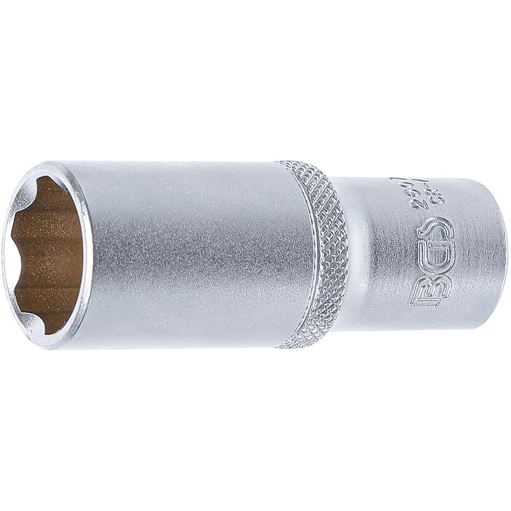Steckschlüssel-Einsatz Super Lock, tief | Antrieb Innenvierkant 10 mm (3/8&quot;) | SW 17 mm