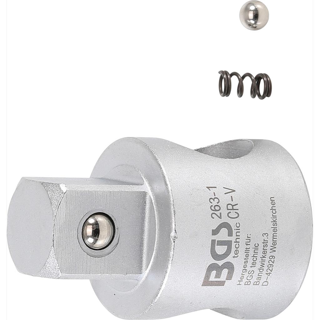 Gleitgriff-Adapter für Verlängerungen | Abtrieb Außenvierkant 20 mm (3/4&quot;)