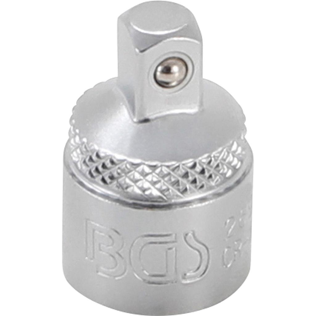 Steckschlüssel-Adapter | Innenvierkant 10 mm (3/8&quot;) - Außenvierkant 6,3 mm (1/4&quot;)