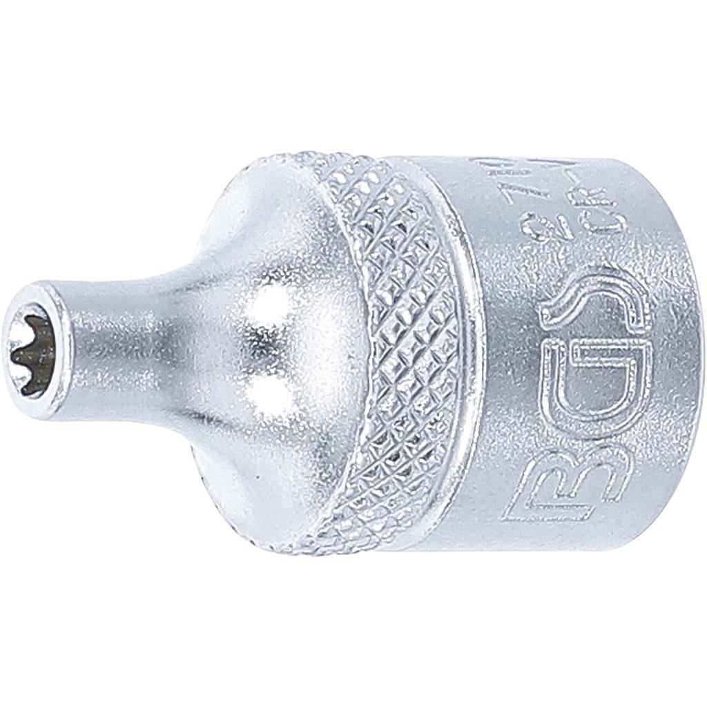 Steckschlüssel-Einsatz E-Profil | Antrieb Innenvierkant 10 mm (3/8&quot;) | SW E4