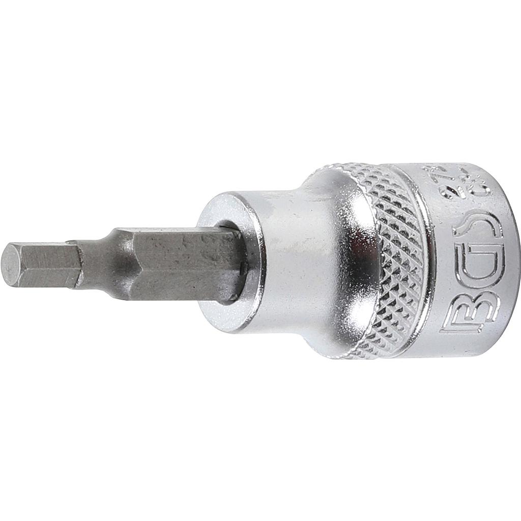 Bit-Einsatz | Antrieb Innenvierkant 10 mm (3/8&quot;) | Innensechskant 5/32&quot;