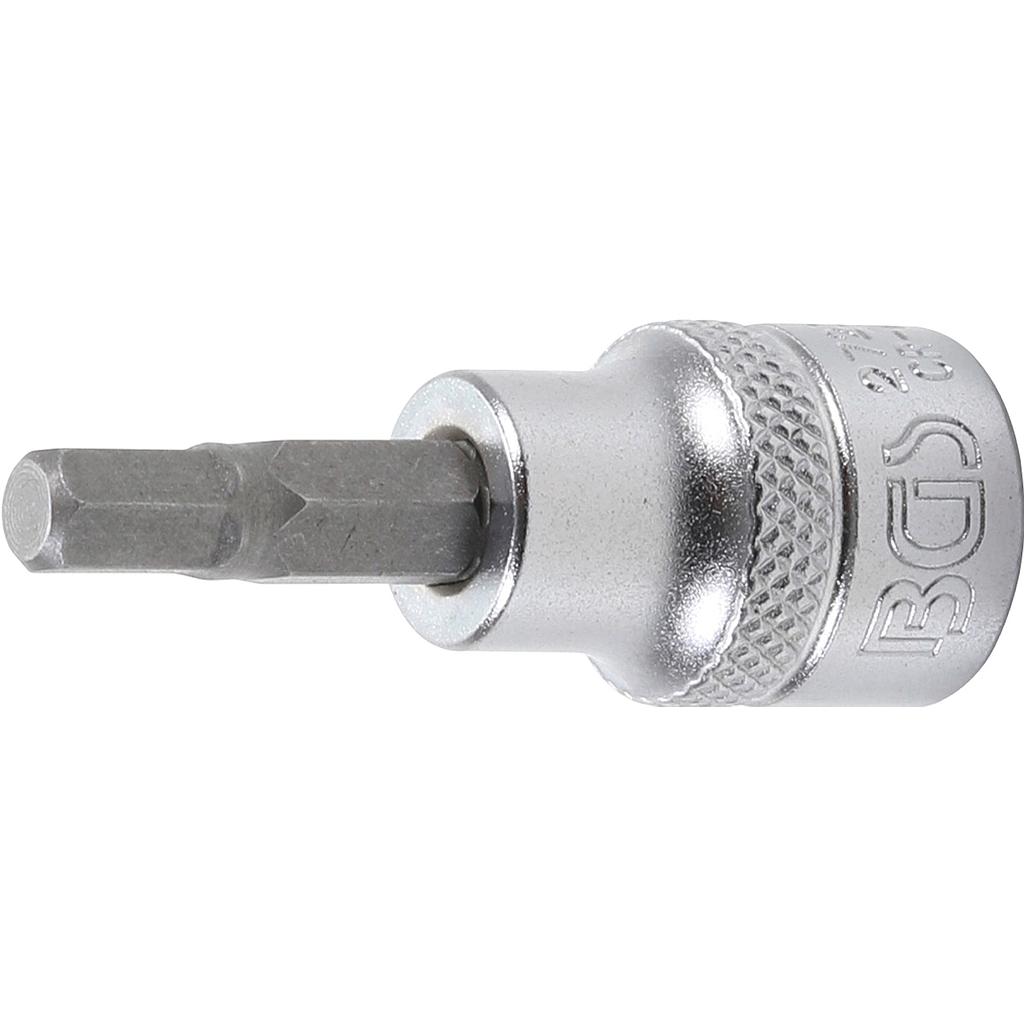 Bit-Einsatz | Antrieb Innenvierkant 10 mm (3/8&quot;) | Innensechskant 7/32&quot;