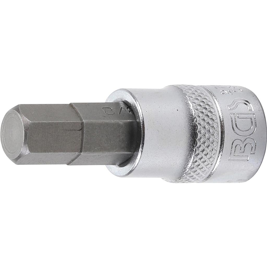 Bit-Einsatz | Antrieb Innenvierkant 10 mm (3/8&quot;) | Innensechskant 3/8&quot;