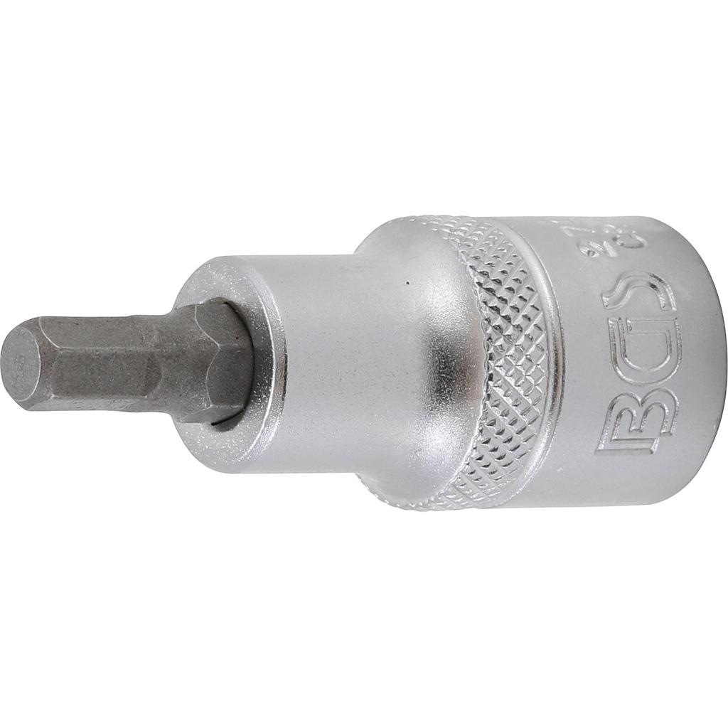 Bit-Einsatz | Länge 55 mm | Antrieb Innenvierkant 12,5 mm (1/2&quot;) | Innensechskant 1/4&quot;