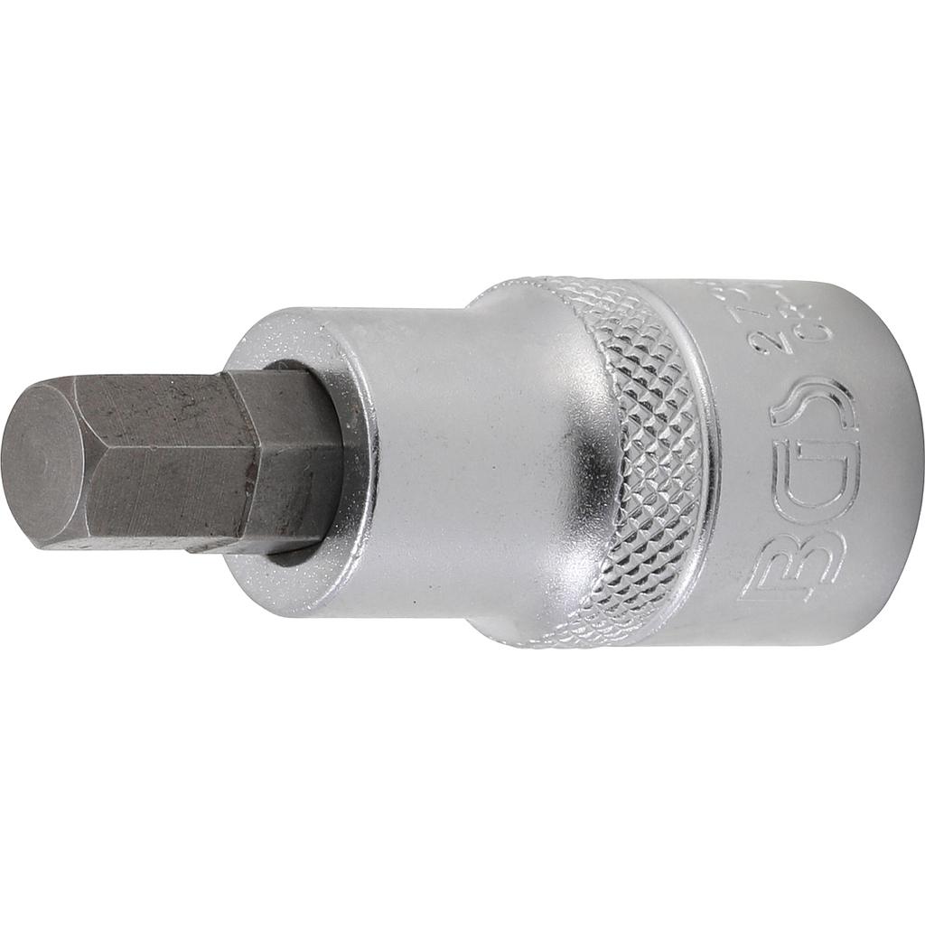Bit-Einsatz | Länge 55 mm | Antrieb Innenvierkant 12,5 mm (1/2&quot;) | Innensechskant 3/8&quot;
