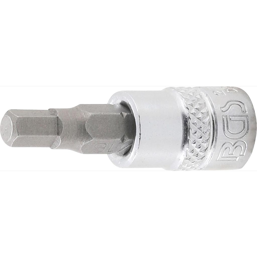 Bit-Einsatz | Antrieb Innenvierkant 6,3 mm (1/4&quot;) | Innensechskant 3/16&quot;
