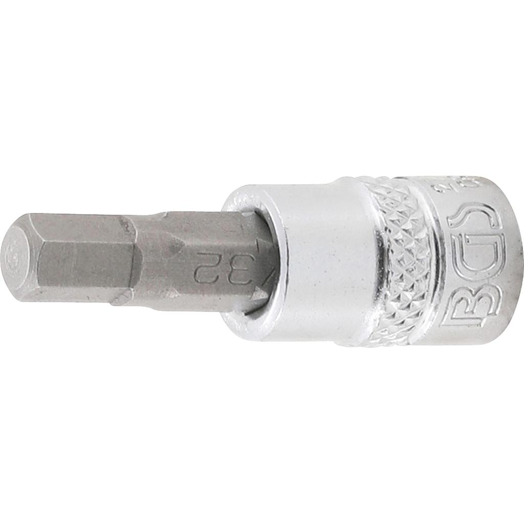 Bit-Einsatz | Antrieb Innenvierkant 6,3 mm (1/4&quot;) | Innensechskant 7/32&quot;