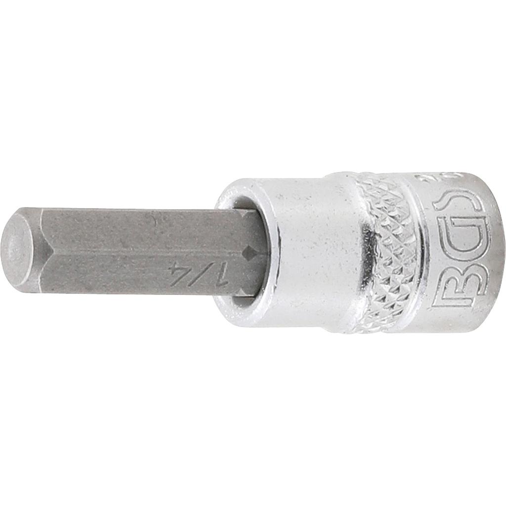 Bit-Einsatz | Antrieb Innenvierkant 6,3 mm (1/4&quot;) | Innensechskant 1/4&quot;