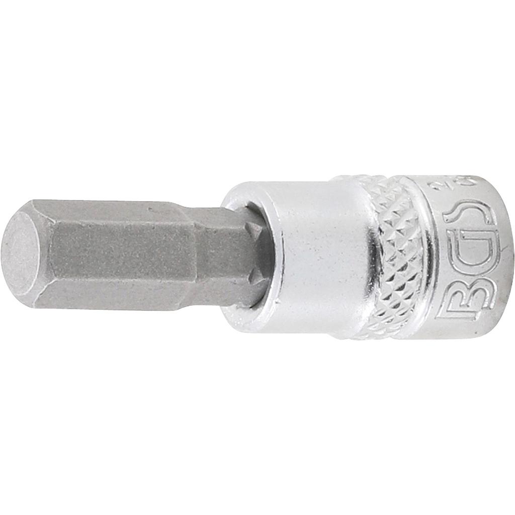 Bit-Einsatz | Antrieb Innenvierkant 6,3 mm (1/4&quot;) | Innensechskant 9/32&quot;