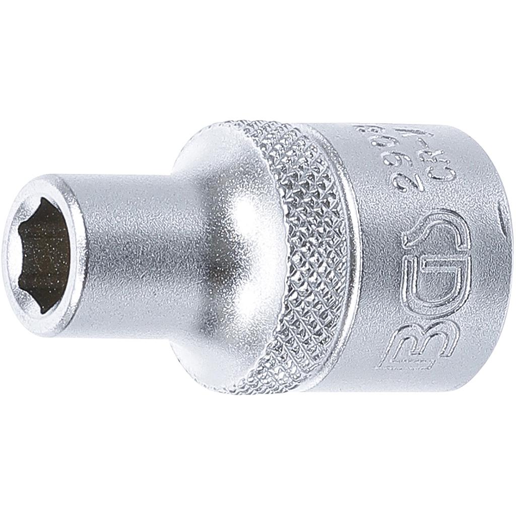 Steckschlüssel-Einsatz Sechskant | Antrieb Innenvierkant 12,5 mm (1/2&quot;) | SW 8 mm