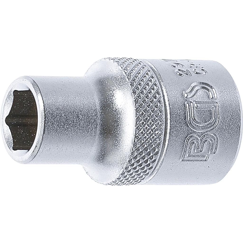 Steckschlüssel-Einsatz Sechskant | Antrieb Innenvierkant 12,5 mm (1/2&quot;) | SW 10 mm