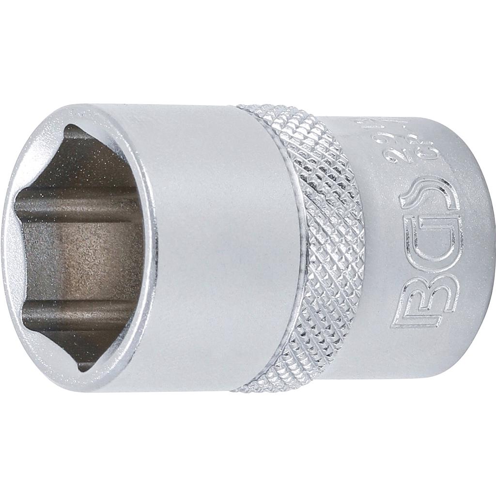 Steckschlüssel-Einsatz Sechskant | Antrieb Innenvierkant 12,5 mm (1/2&quot;) | SW 19 mm