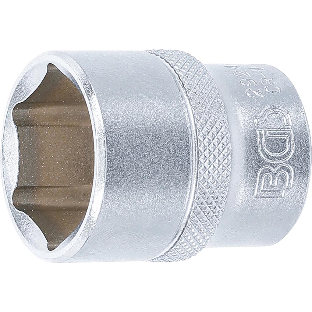 Steckschlüssel-Einsatz Sechskant | Antrieb Innenvierkant 12,5 mm (1/2&quot;) | SW 24 mm