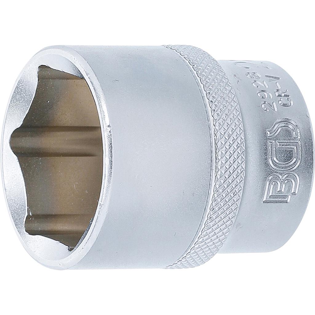 Steckschlüssel-Einsatz Sechskant | Antrieb Innenvierkant 12,5 mm (1/2&quot;) | SW 28 mm