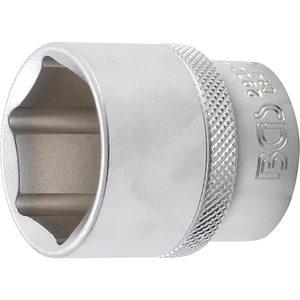 Steckschlüssel-Einsatz Sechskant | Antrieb Innenvierkant 12,5 mm (1/2&quot;) | SW 30 mm