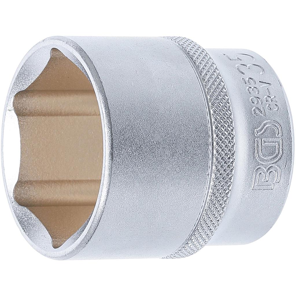 Steckschlüssel-Einsatz Sechskant | Antrieb Innenvierkant 12,5 mm (1/2&quot;) | SW 35 mm
