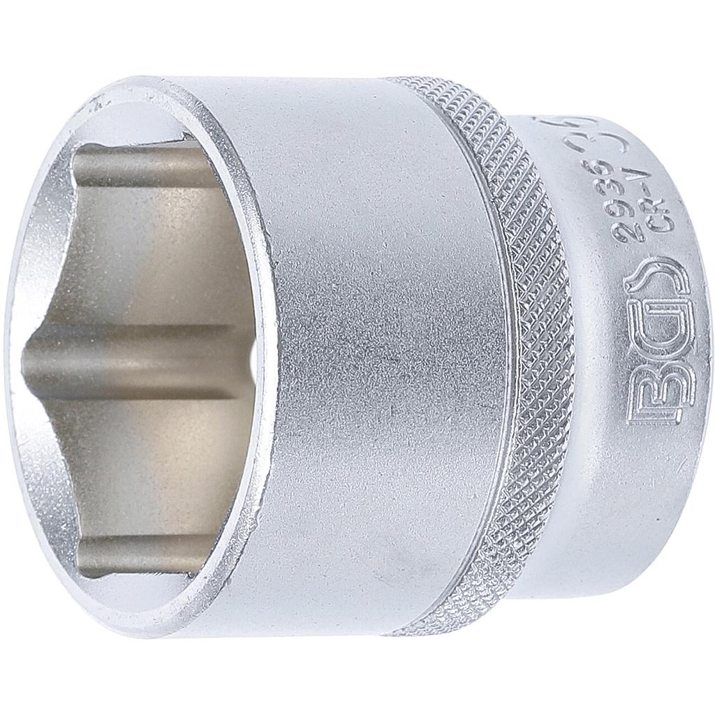 Steckschlüssel-Einsatz Sechskant | Antrieb Innenvierkant 12,5 mm (1/2&quot;) | SW 36 mm