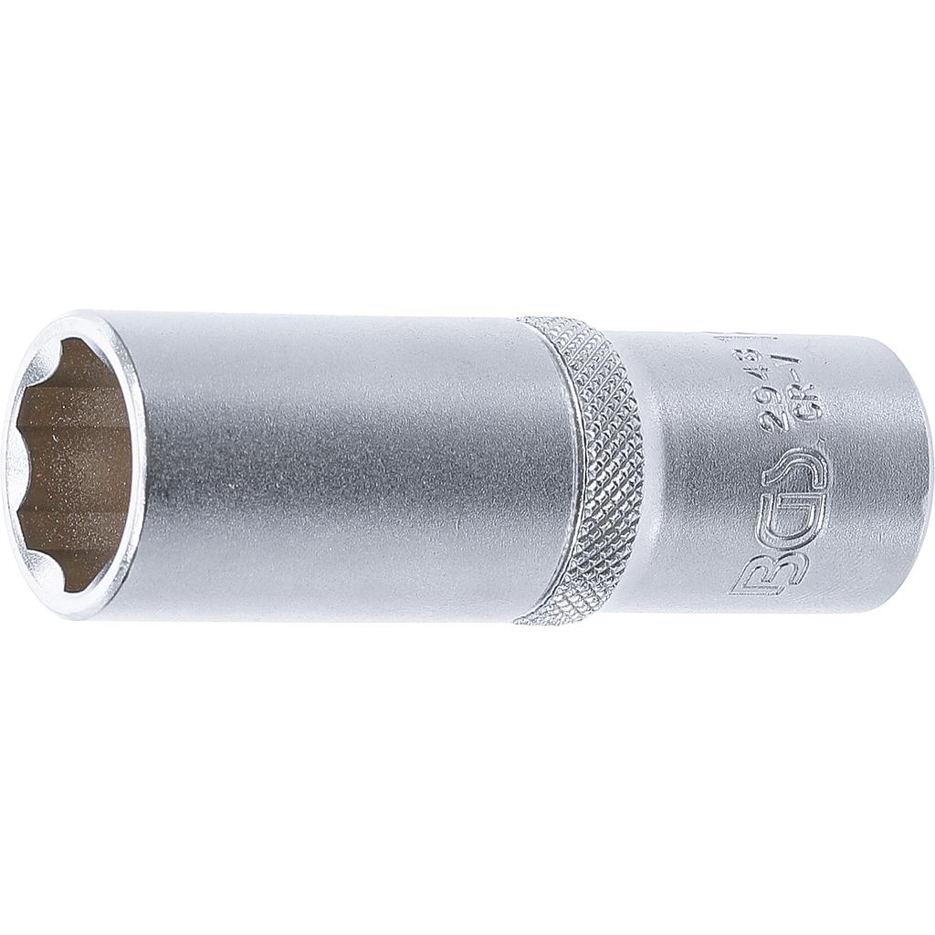Steckschlüssel-Einsatz Super Lock, tief | Antrieb Innenvierkant 12,5 mm (1/2&quot;) | SW 18 mm