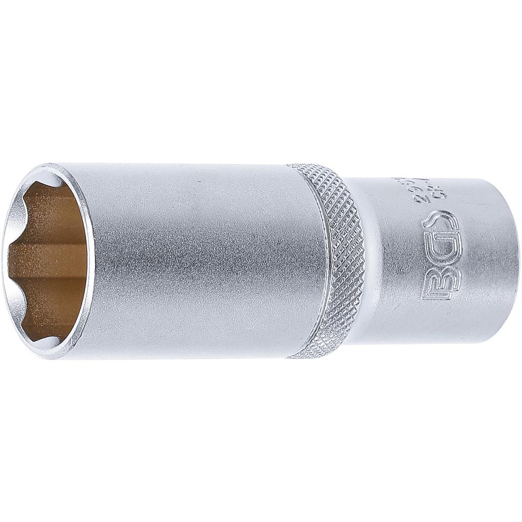 Steckschlüssel-Einsatz Super Lock, tief | Antrieb Innenvierkant 12,5 mm (1/2&quot;) | SW 22 mm