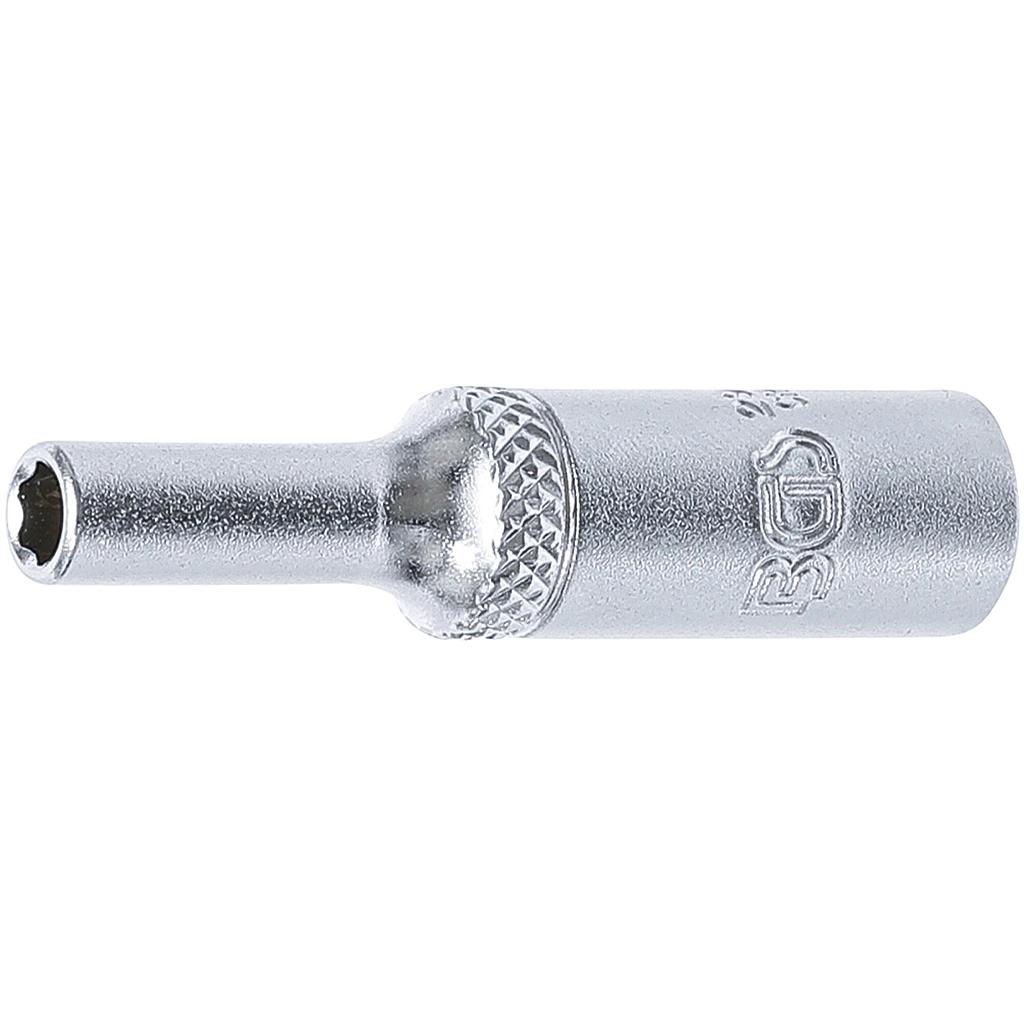 Steckschlüssel-Einsatz Super Lock, tief | Antrieb Innenvierkant 6,3 mm (1/4&quot;) | SW 4 mm