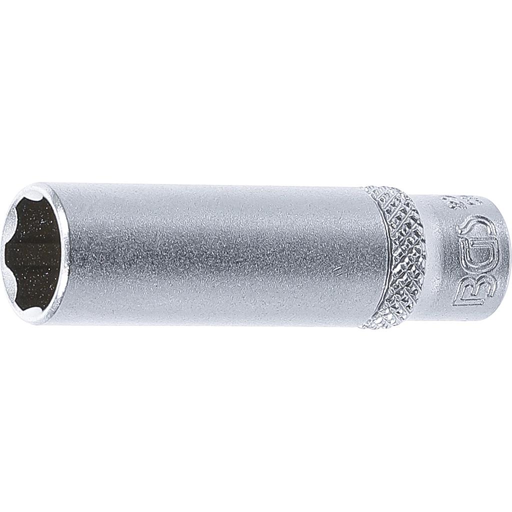 Steckschlüssel-Einsatz Super Lock, tief | Antrieb Innenvierkant 6,3 mm (1/4&quot;) | SW 10 mm