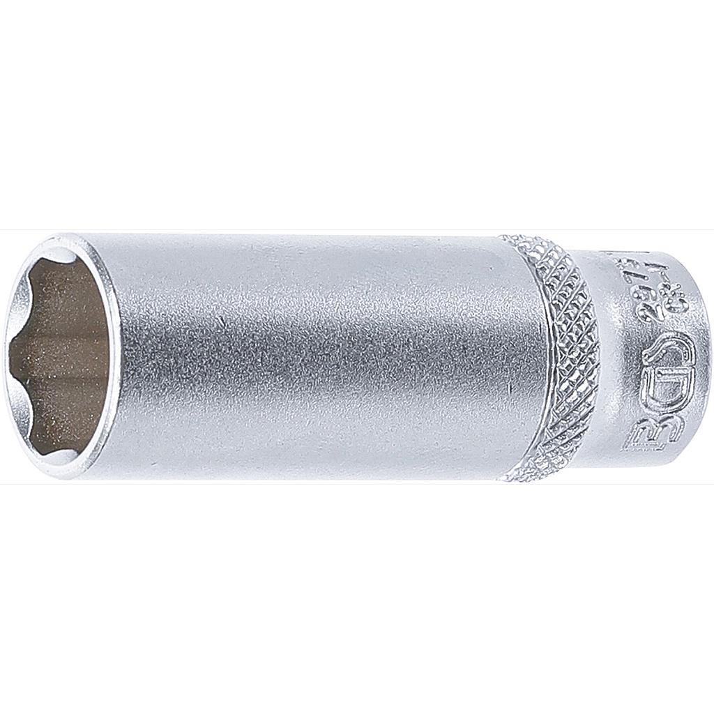 Steckschlüssel-Einsatz Super Lock, tief | Antrieb Innenvierkant 6,3 mm (1/4&quot;) | SW 13 mm