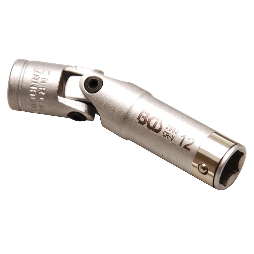 Glühkerzen-Gelenk-Einsatz Sechskant | Antrieb Innenvierkant 10 mm (3/8&quot;) | SW 12 mm