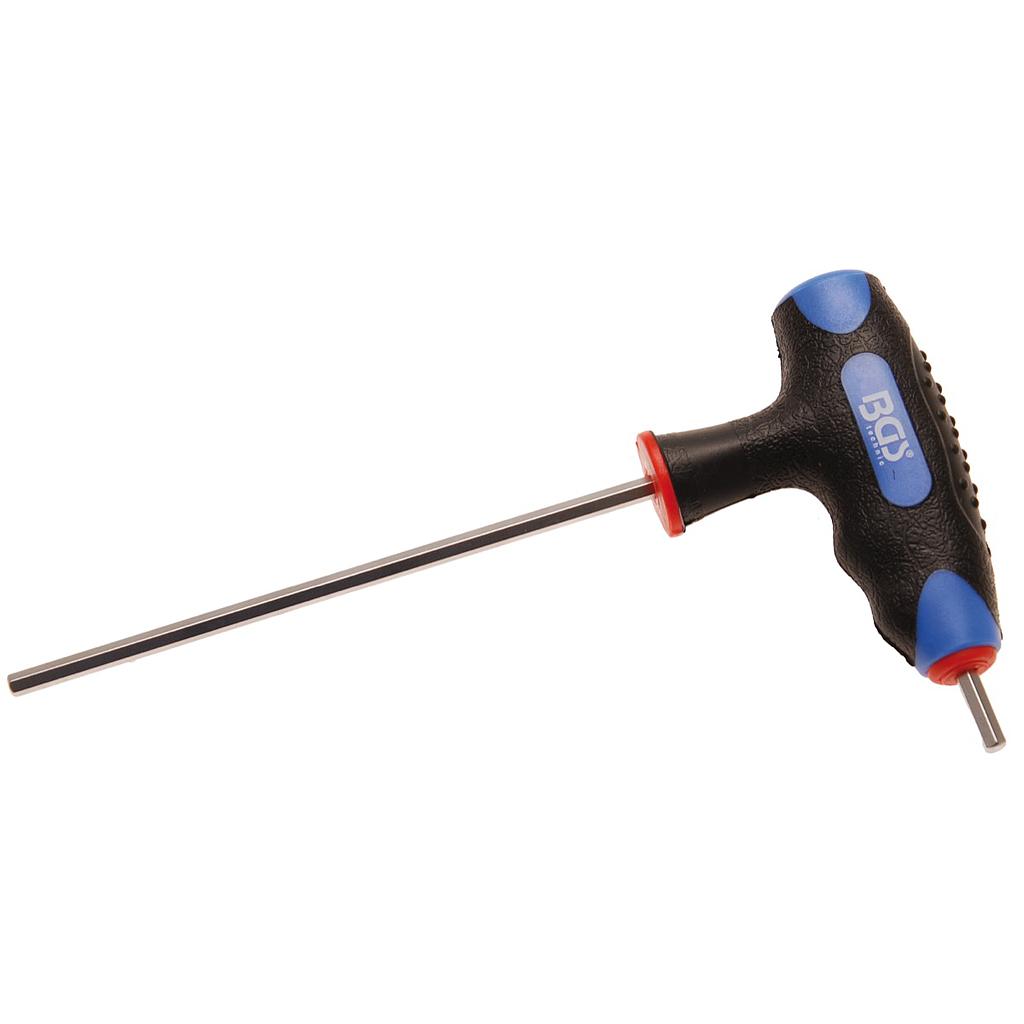Schraubendreher mit T-Griff und seitlicher Klinge | Innensechskant 4 mm