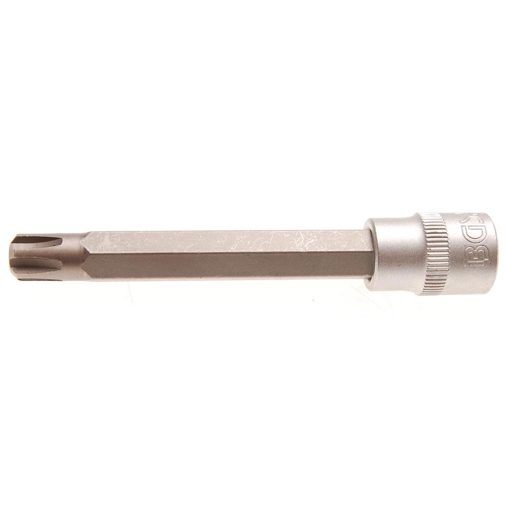 Bit-Einsatz | Länge 100 mm | Antrieb Innenvierkant 10 mm (3/8&quot;) | Keil-Profil (für RIBE) M8