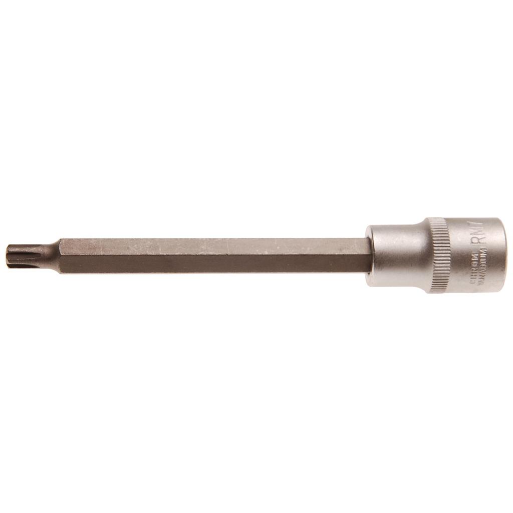 Bit-Einsatz | Länge 140 mm | Antrieb Innenvierkant 12,5 mm (1/2&quot;) | Keil-Profil (für RIBE) M7
