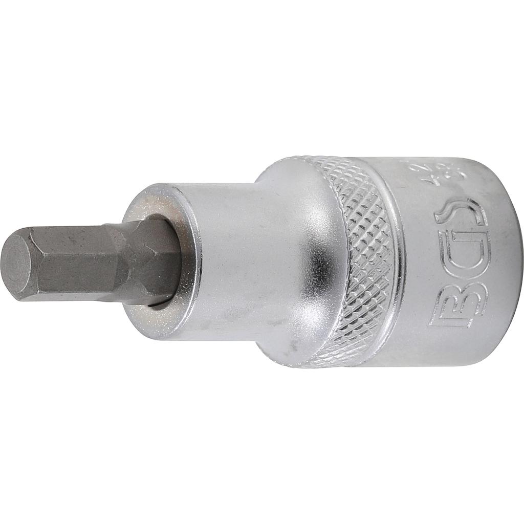 Bit-Einsatz | Antrieb Innenvierkant 12,5 mm (1/2&quot;) | Innensechskant 7 mm