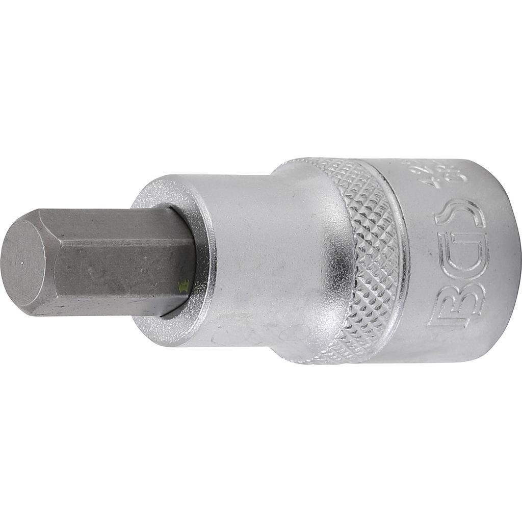 Bit-Einsatz | Antrieb Innenvierkant 12,5 mm (1/2&quot;) | Innensechskant 10 mm