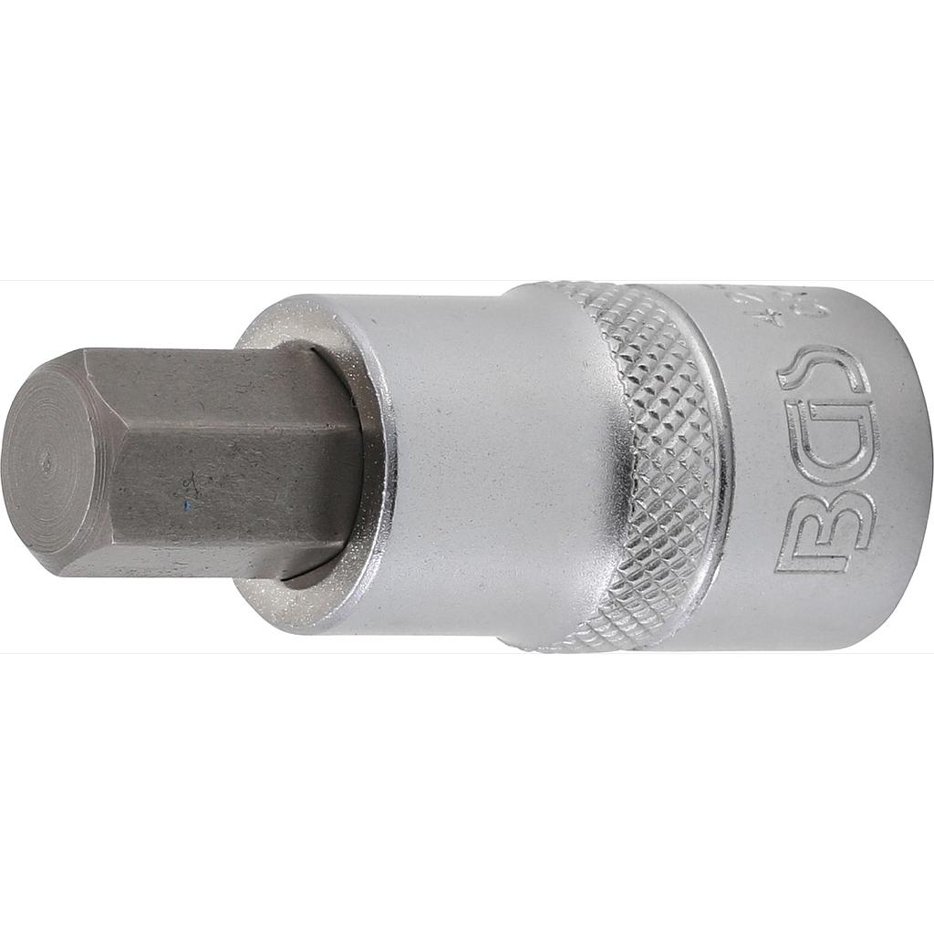Bit-Einsatz | Antrieb Innenvierkant 12,5 mm (1/2&quot;) | Innensechskant 12 mm