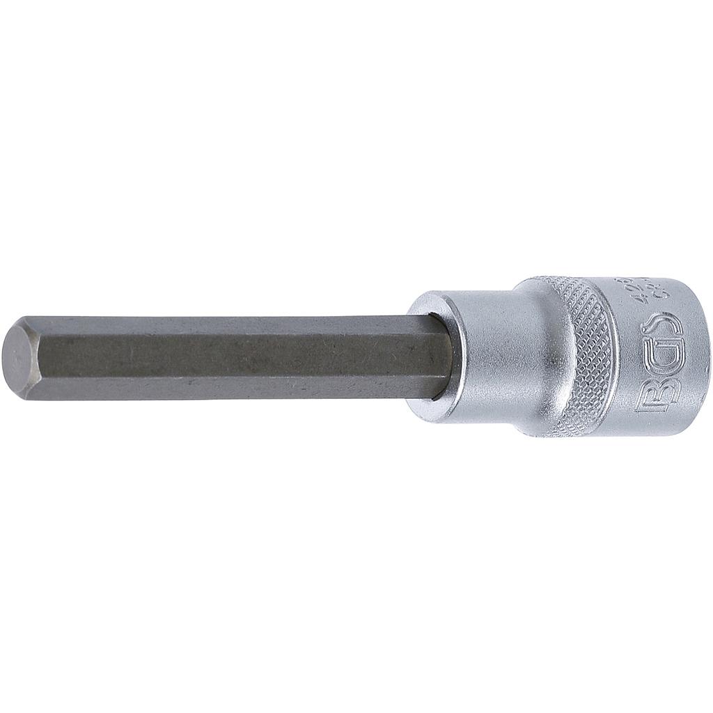 Bit-Einsatz | Länge 100 mm | Antrieb Innenvierkant 12,5 mm (1/2&quot;) | Innensechskant 10 mm