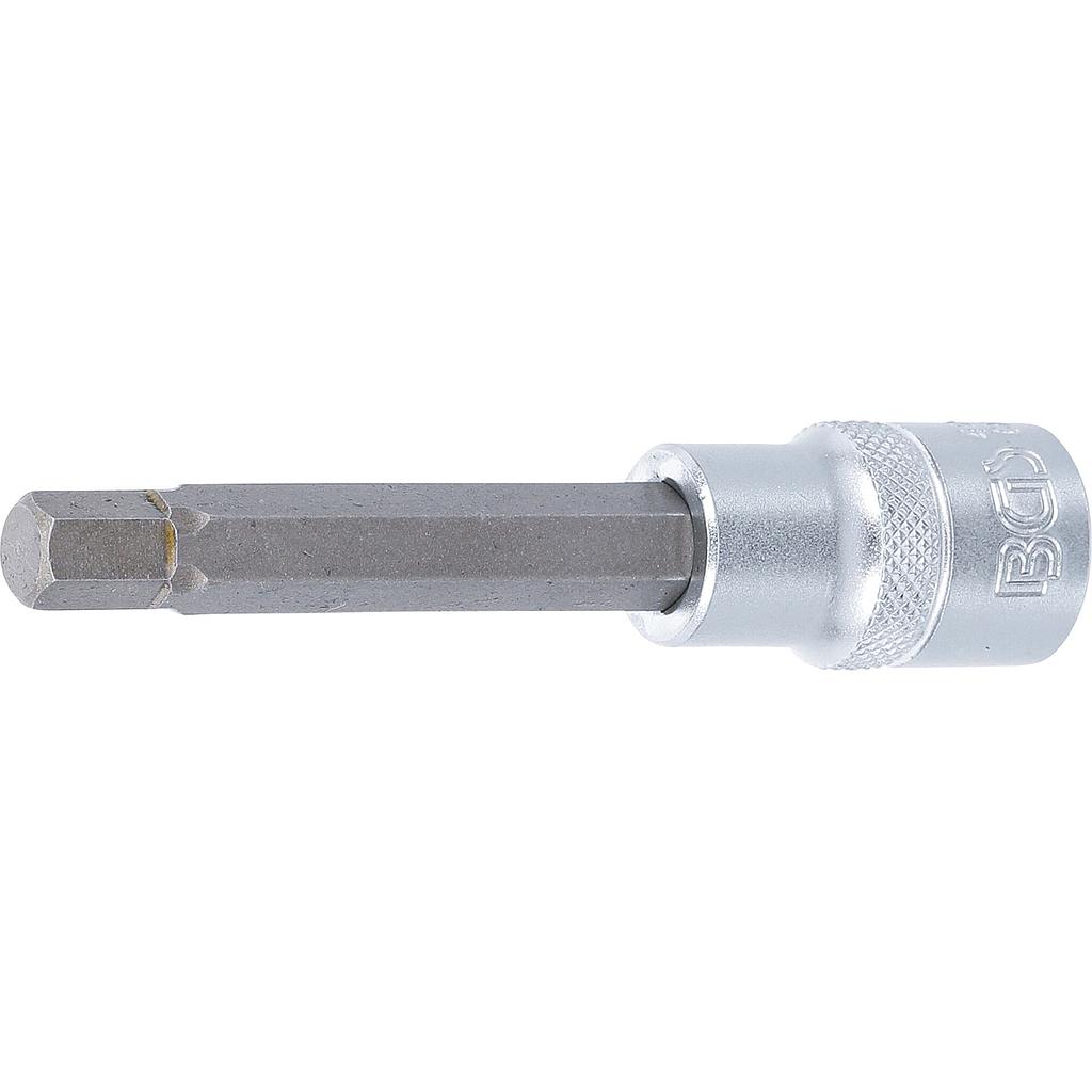 Bit-Einsatz | Länge 100 mm | Antrieb Innenvierkant 12,5 mm (1/2&quot;) | Innensechskant 9 mm