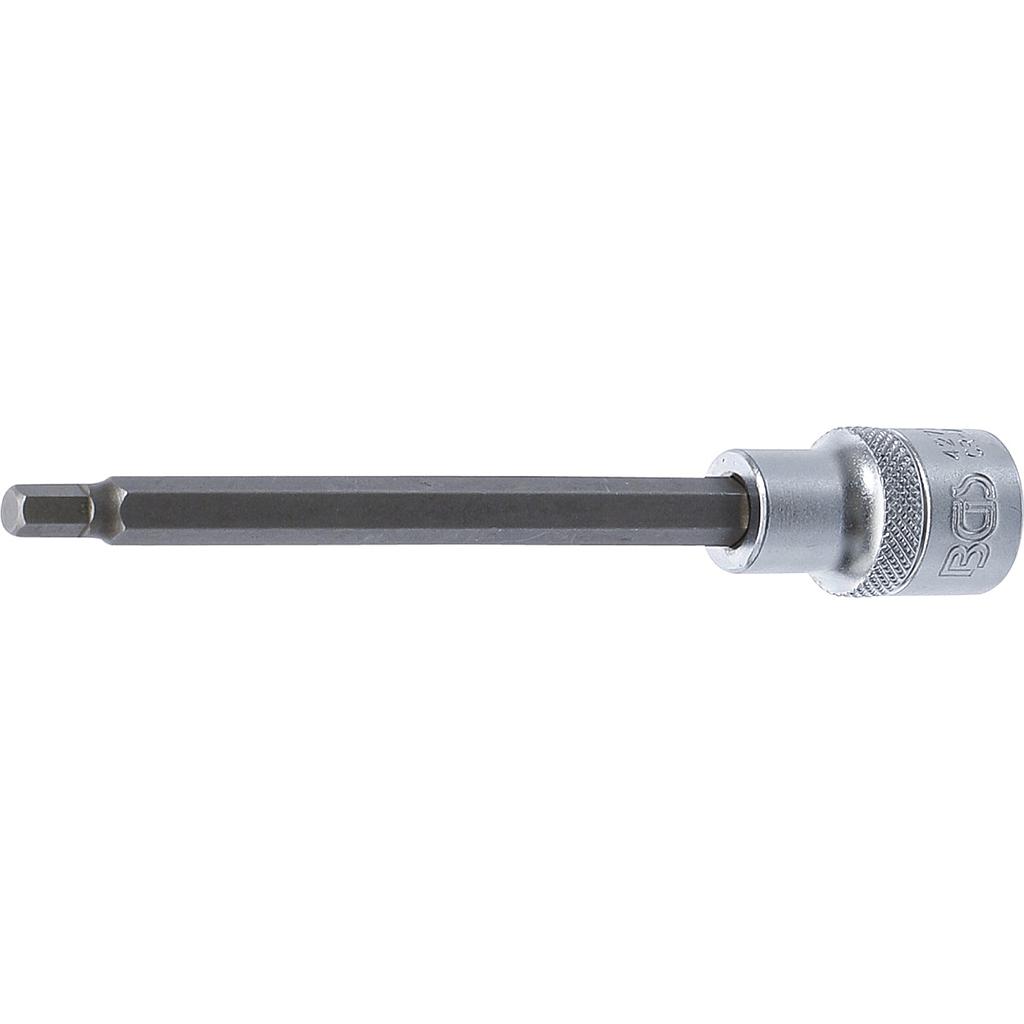Bit-Einsatz | Länge 140 mm | Antrieb Innenvierkant 12,5 mm (1/2&quot;) | Innensechskant 6 mm