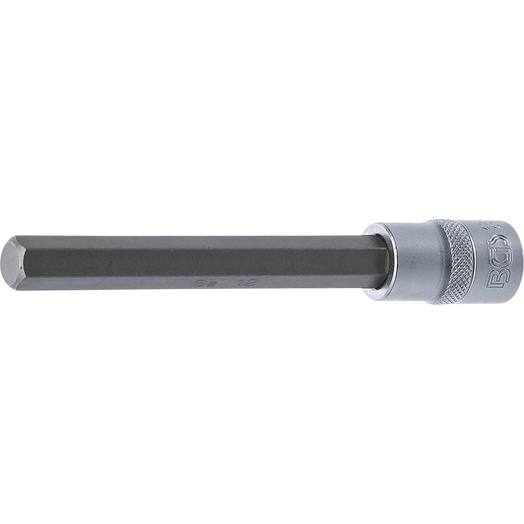 Bit-Einsatz | Länge 140 mm | Antrieb Innenvierkant 12,5 mm (1/2&quot;) | Innensechskant 12 mm