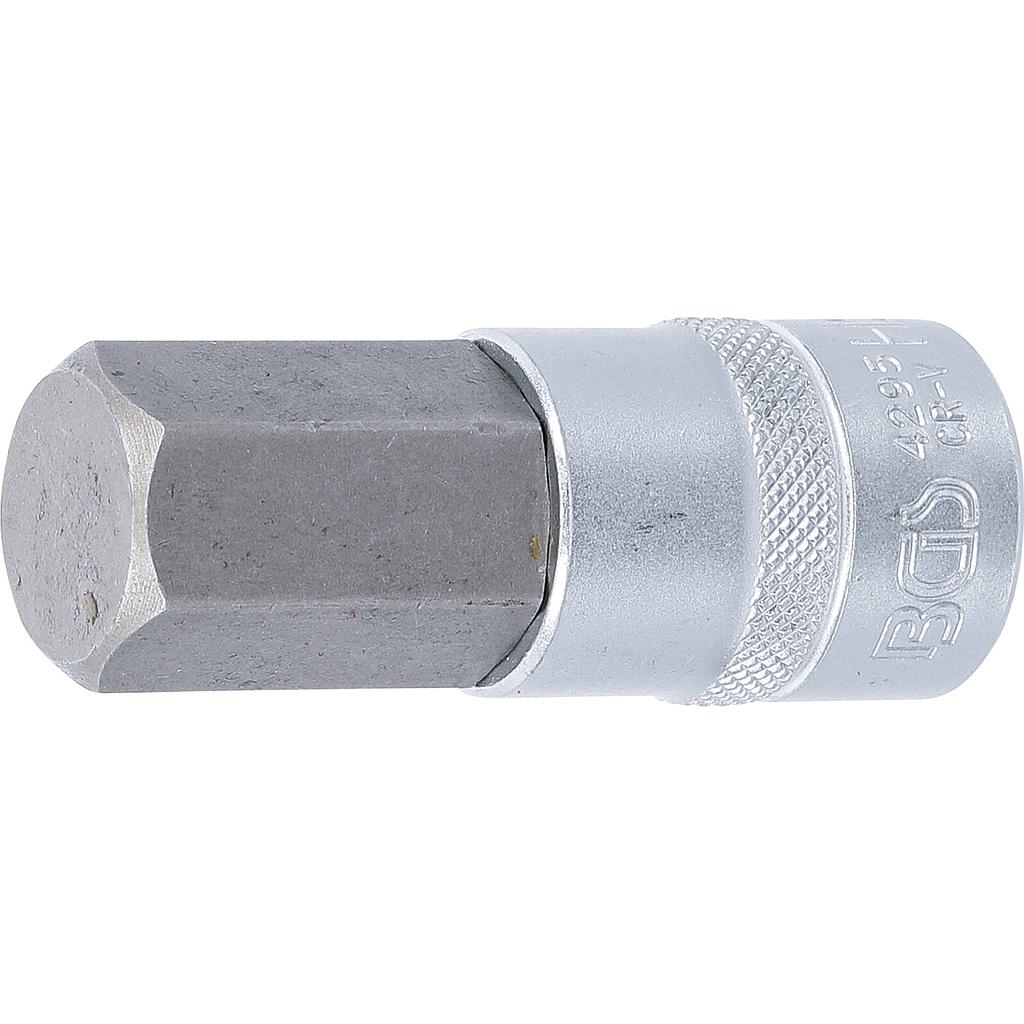 Bit-Einsatz | Länge 70 mm | Antrieb Innenvierkant 12,5 mm (1/2&quot;) | Innensechskant 22 mm